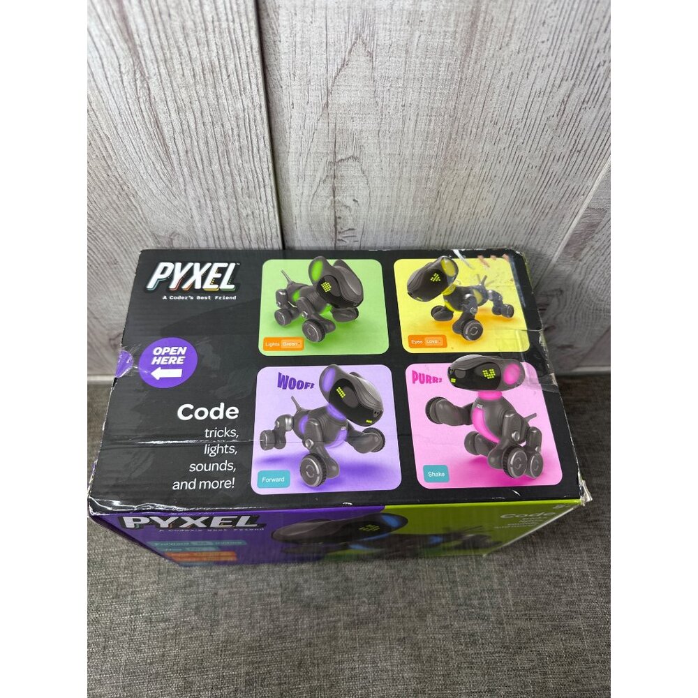 Pyxel Interactive Robotic Dog Toy LED Lights Learning Features & Motion Wheels - Picture 10 of 11